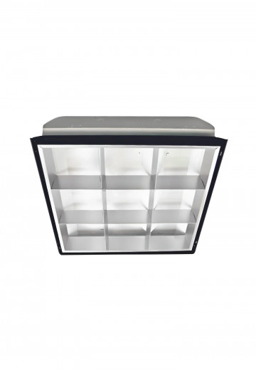 2' x 2' Drop In Fluorescent w/Parabolic Troffer (Gutted - No Sockets)