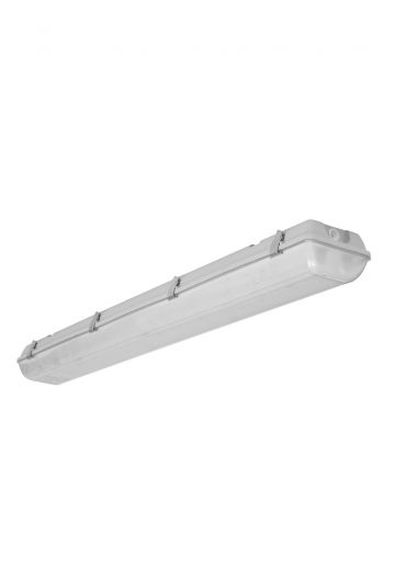 4' Vapor Proof Fluorescent Fixture (Available as Hanging or Flush Mount)