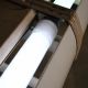 8' Vintage Four Bulb Louver Fluorescent Fixture (T12 or T8) #0