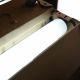 8' Vintage Four Bulb Louver Fluorescent Fixture (T12 or T8) #1