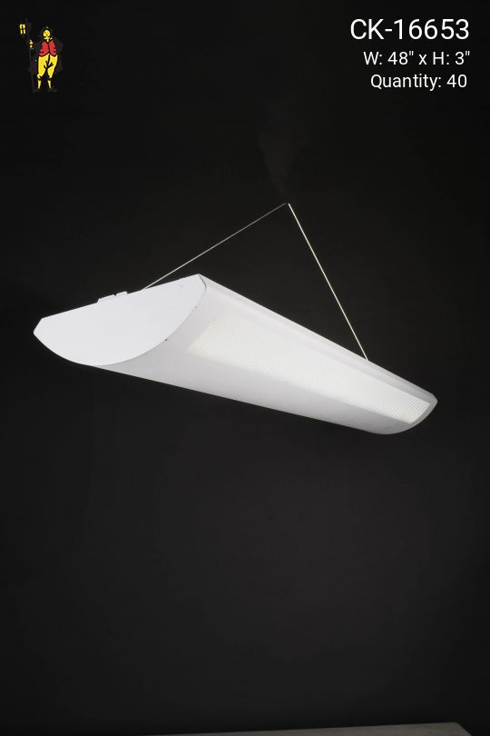 *LED* 4' Modern White Linear Hanging Fixture