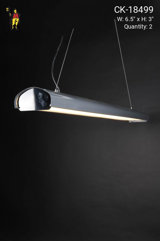 4' Modern Gray Fluorescent