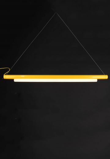 49" Yellow Red *LED* Linear Hanging Fixture