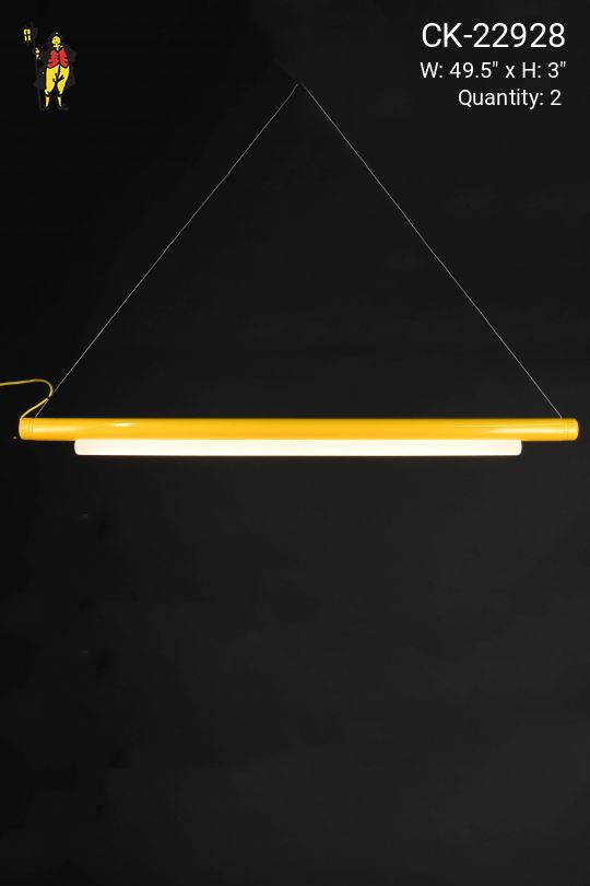 49" Yellow Red *LED* Linear Hanging Fixture