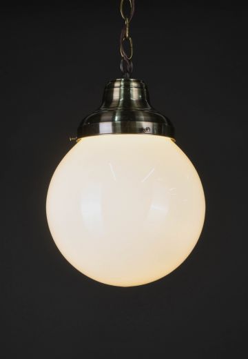 Hanging 10" Glass Globe