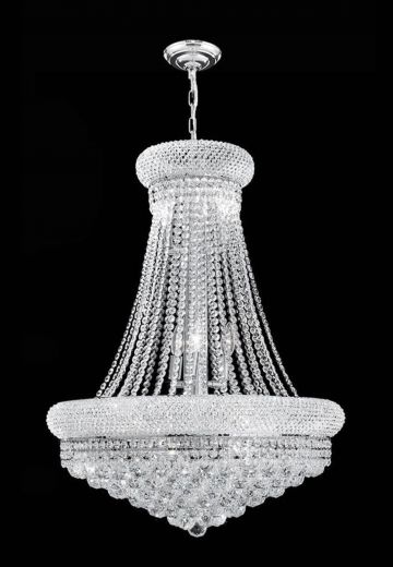 26" Crystal Basket Chandelier (Small)