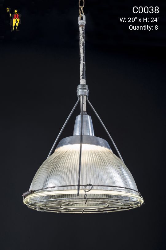 Industrial Halophane Lowbay Pendant