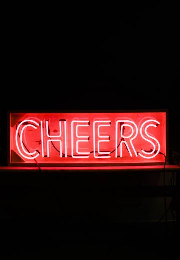 "CHEERS" Neon Sign