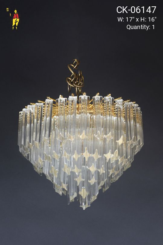 Small Modern Crystal Chandelier