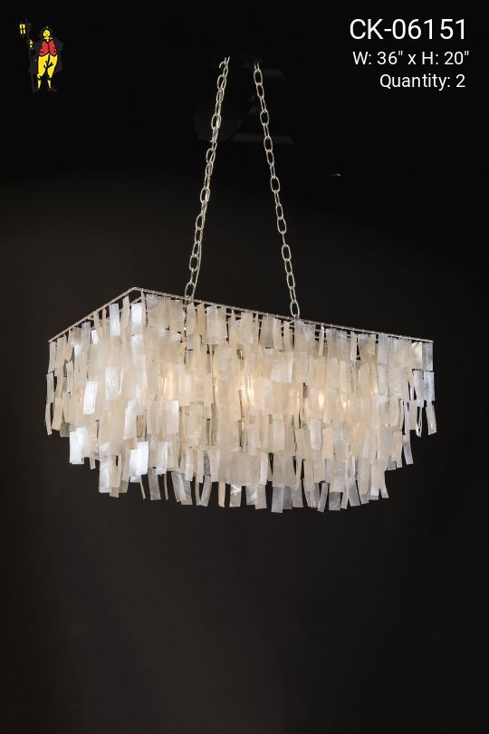 Capiz Shell Hanging Fixture