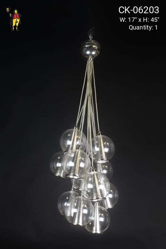 Modern Glass Hanging Globe Fixture