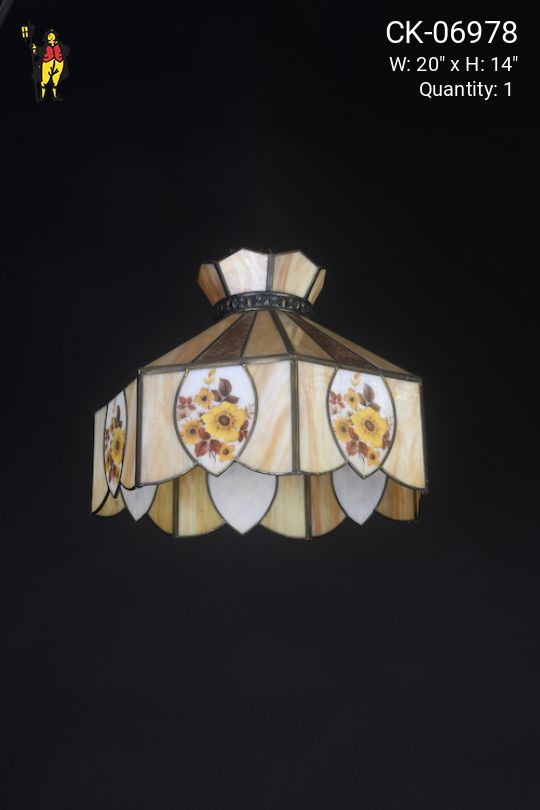 Hanging Art Glass Shade Pendant