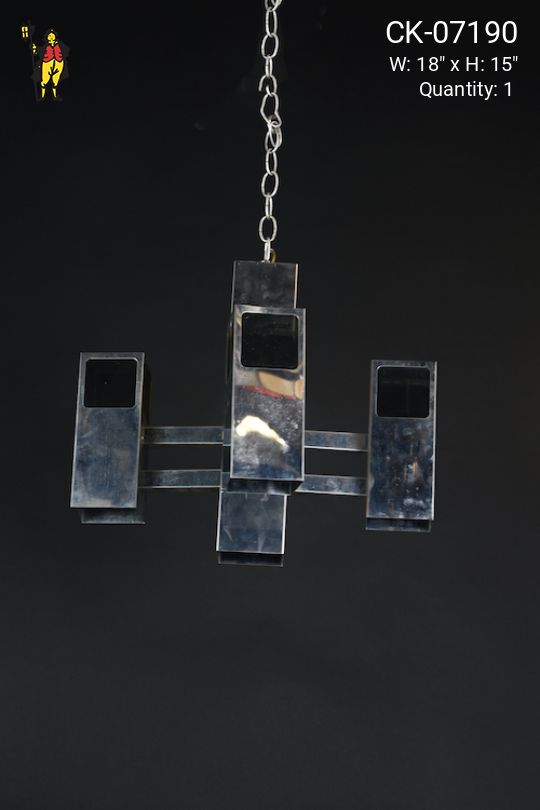 Chrome Post Modern Hanging Fixture