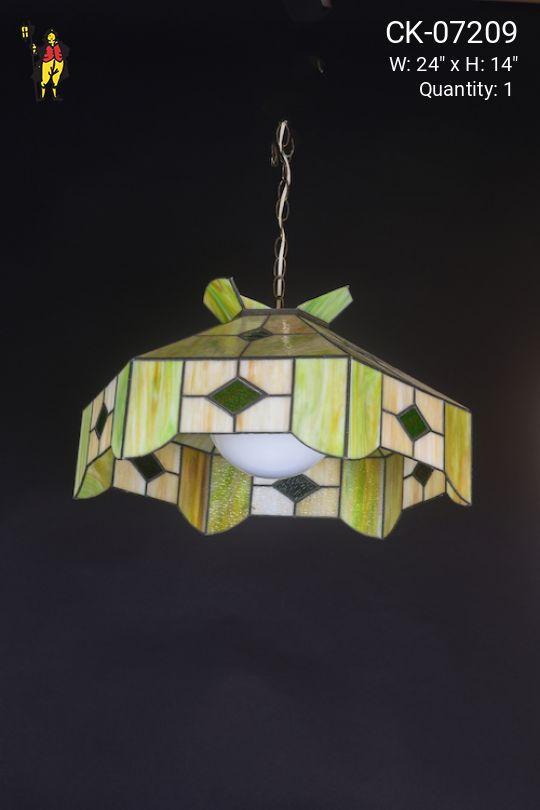 Hanging Art Glass Shade