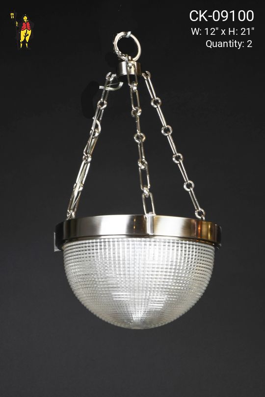 Chrome & Glass Bowl Fixture