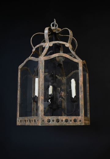 Oversize Three Candle Hanging Lantern