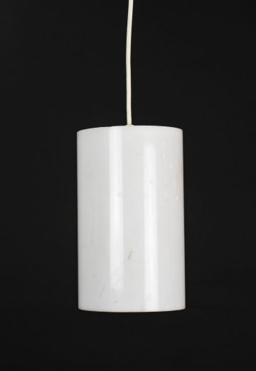 White Plastic Can Pendant