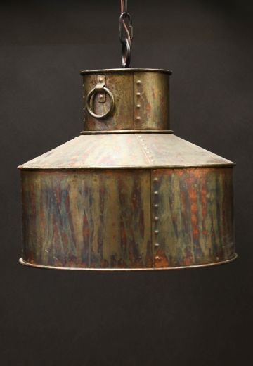 Distressed Industrial Hanging Pendant