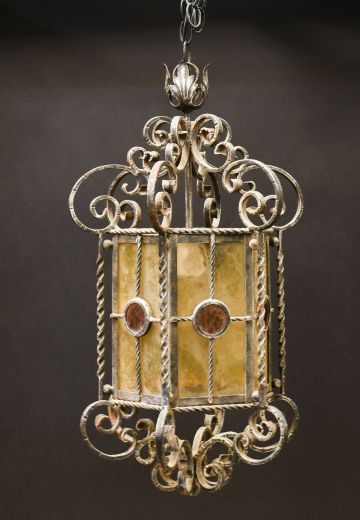 Wrought Iron Haning Lantern