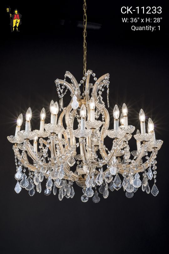 Large Maria Therese Crystal Chandelier