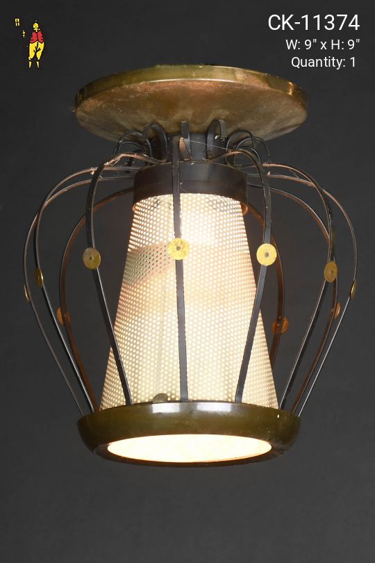 Mid Century Flush Mount Fixture