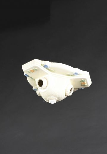 Three Light Porcelain Flush Mount