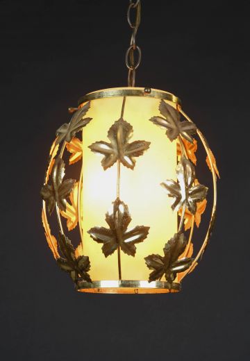 Metal Leaf Hanging Pendant