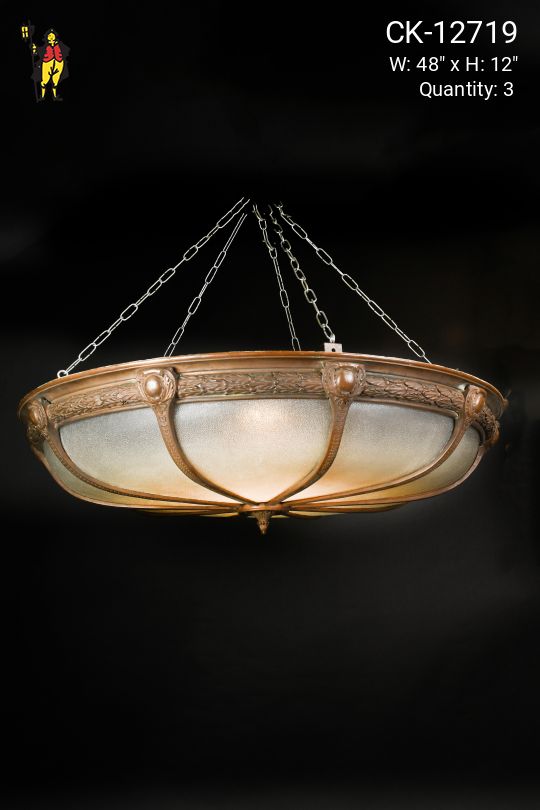 4' Bronze Federal Hanging Bowl