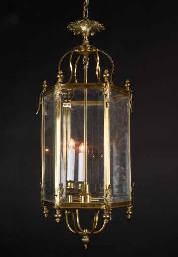 Traditional Brass Hanging Lantern
