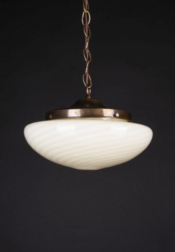 12" "Swirl" Hanging Globe