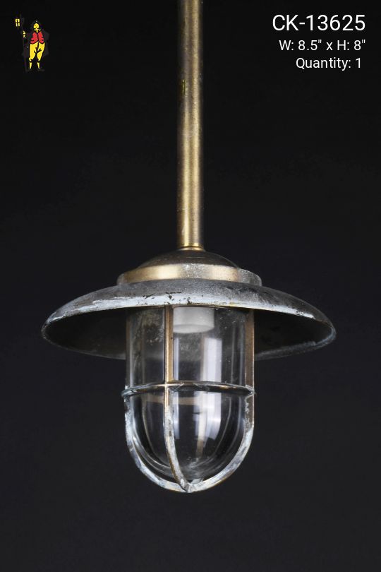 Small Hanging Cage Reflector Pendant