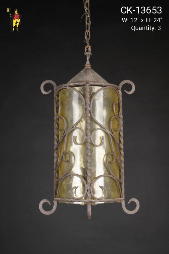 Bronze Gothic Hanging Lantern