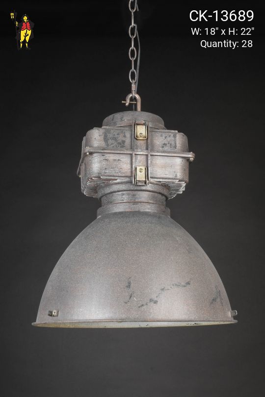 Galvanized 18" Industrial Hanging Fixture