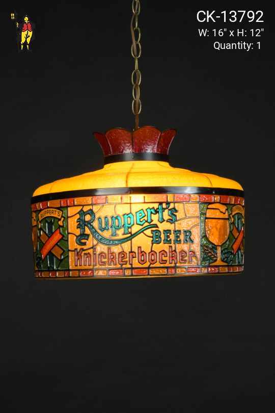 "Rupert Knickerbocker" Beer Pendant