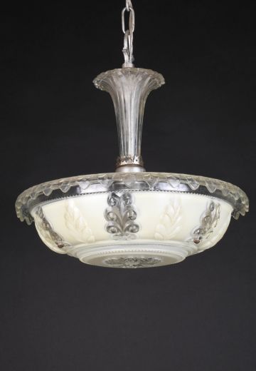 Semi Flush Glass Hanging Fixture