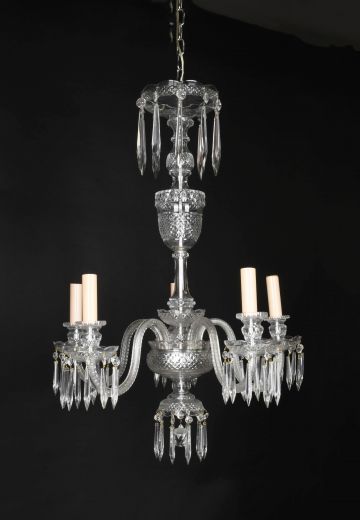 Five Light Crystal Chandelier