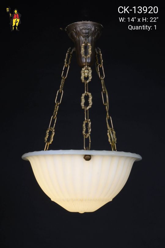 Glass Bowl Hanging Fixture