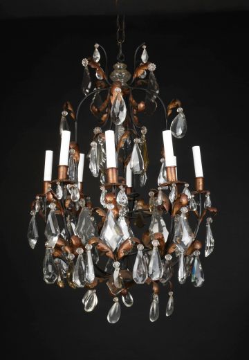 Eight Light Crystal Chandelier