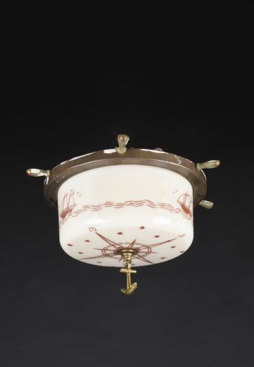 Sailboat Flush Mount Fixture (Missing One Spoke)