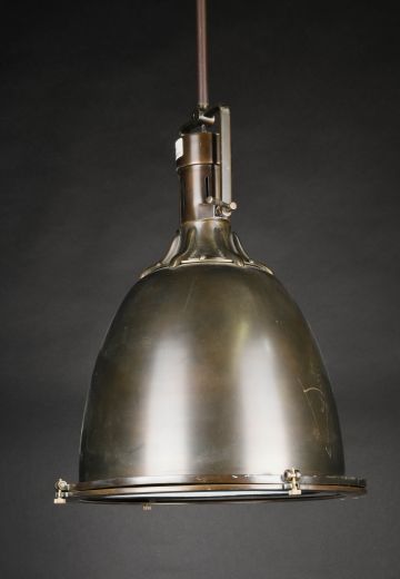 Bronze Hanging Dome Pendant