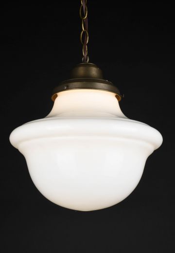 14" Large Glass Globe Hanging Pendant