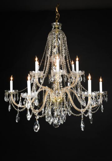 12 Light Crystal Chandelier