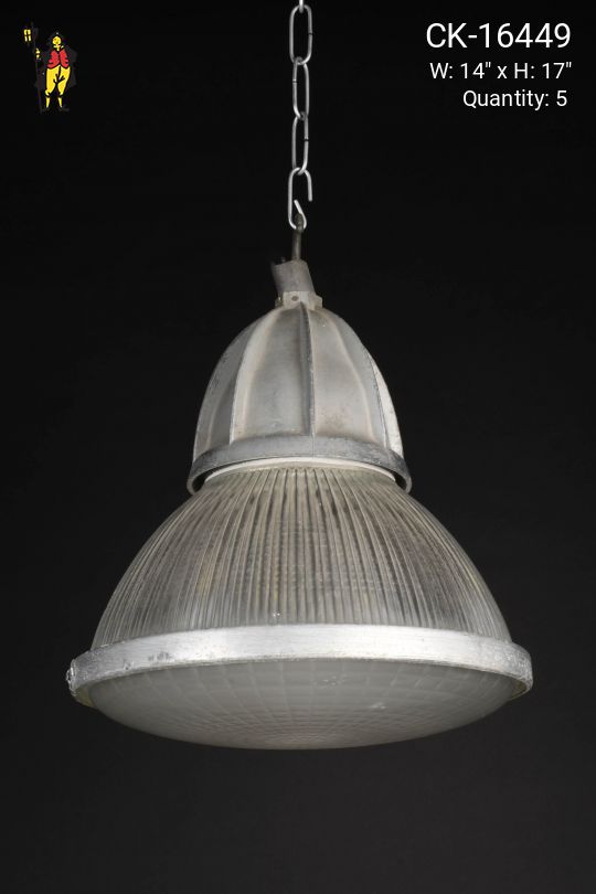 Halophane Industrial Hanging Pendant