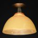 Halophane Hanging Pendant (Available w/Amber Diffuser As Show In Second Image) #0