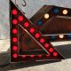 Metal Vegas Arrow Hanging Fixture (Double Sided) #3