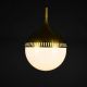 Brass Metal & Glass Globe Hanging Pendant #0