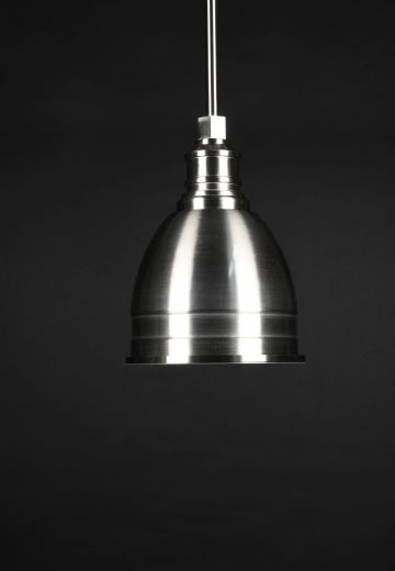 Polished Nickel Hanging Reflector Pendant