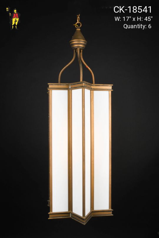 Antique Brass Star Shaped Lantern