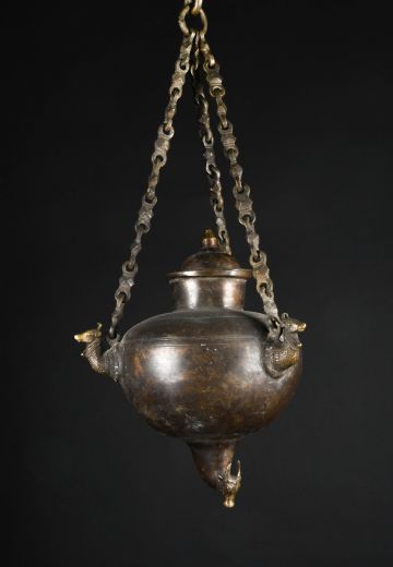 Antique Brass Non Electrified Hanging Fixture