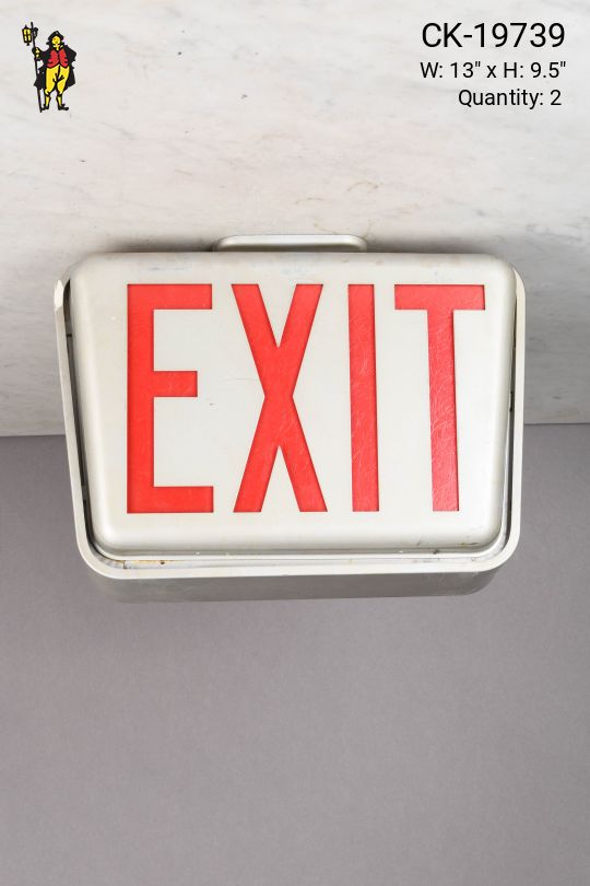 Hanging Metal Single Sided Exit Sign